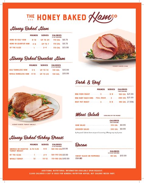 the honey baked ham company baton rouge menu|Honey Baked ham® Lunch Menu